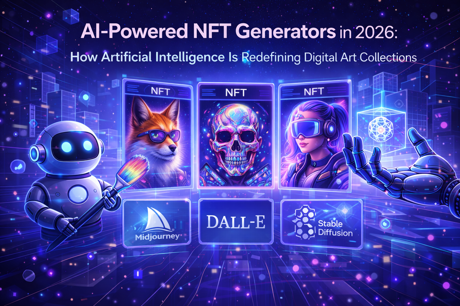 Image: AI-Powered NFT Generators: Creating Collections with Artificial Intelligence in 2026